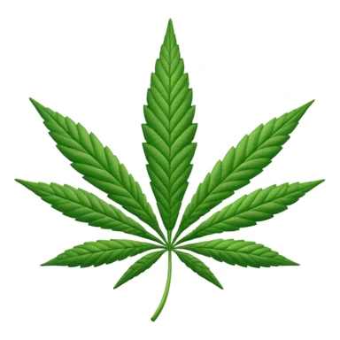 Marihuana hoja sticker