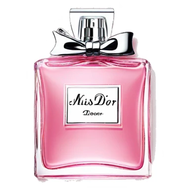 Miss Dior perfume pink sticker