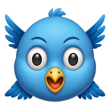 Bisa buat emote kupu-kupu versi warna biru ga? Tolong buatin dong..( 🦋) yang ini, versi birunya  sticker