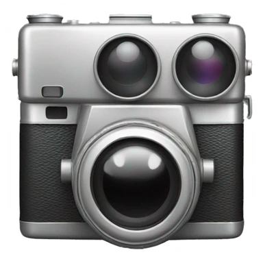 film camera metallic  sticker