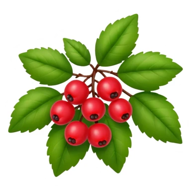 bush with a few berries sticker