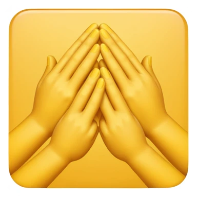 3 yellow hands in a pile about to do make a promise sticker