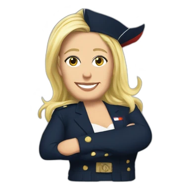 marine le pen diva sticker