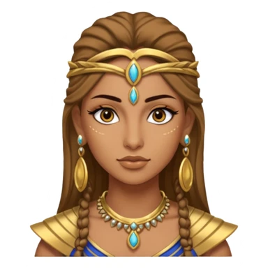 ESO female moamer warrior with lashes and earrings sticker