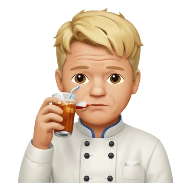 gordon ramsay sipping soda sticker