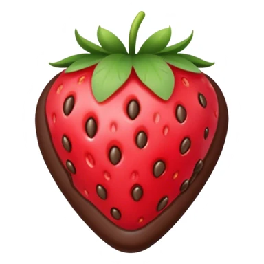 Chocolate covered strawberry  sticker