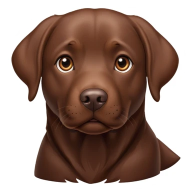 Chocolate Labrador  sticker