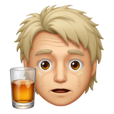 Drunk looking idiot  sticker