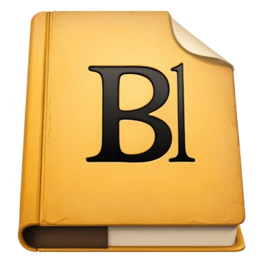 a book with "B1" on its cover sticker