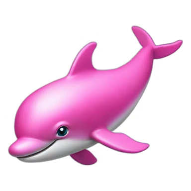pink paraense dolphin sticker