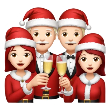 Family Xmas sticker