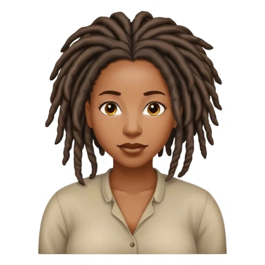 Black woman with locs I told you so
 sticker