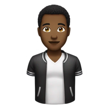 African American in the club  sticker