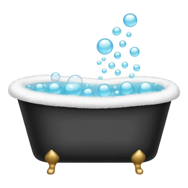 bath tub with foam sticker