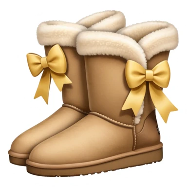 uggs with bow sticker