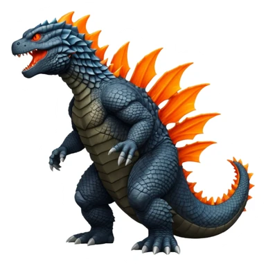 Godzilla ready to fire sticker
