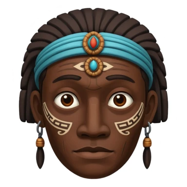 man primitive maya sticker