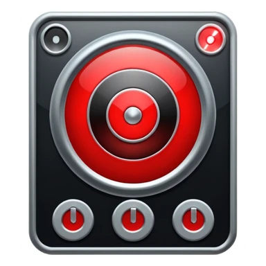 Moving target board with blinking light sticker