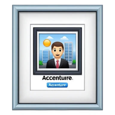 accenture office sticker