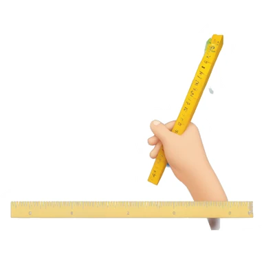 hand measuring planet earth with a ruler sticker