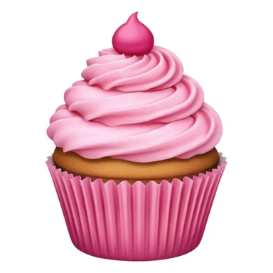 لمبرقيني Cupcake with pink icing sticker