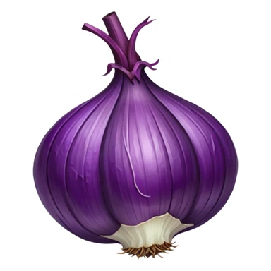 dried purple onion sticker