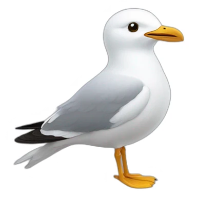 Mouette qui vole sticker