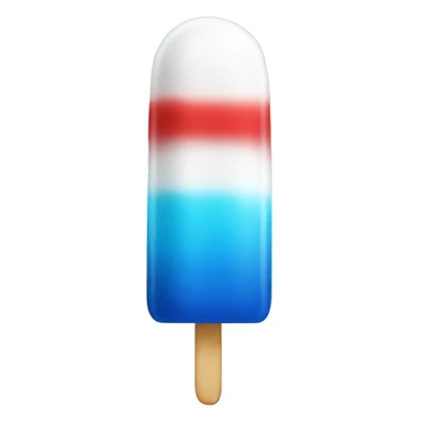 red white blue ice pop sticker