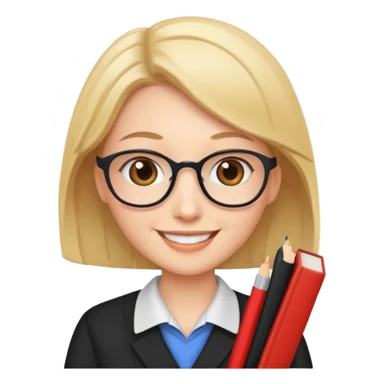 cute teacher sticker