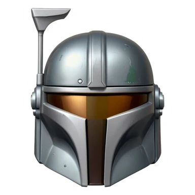 the mandalorian helmet (NOT jango fett) sticker