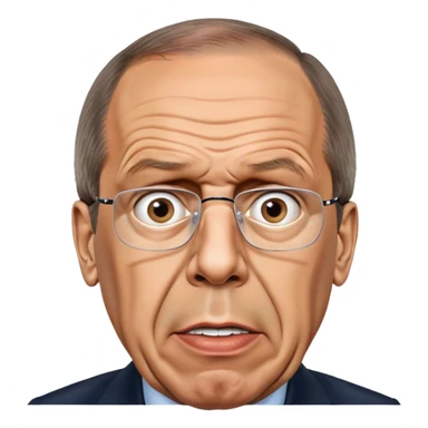 Sergey Lavrov
Minister of Foreign Affairs of the Russian Federation photorealistic surprised sticker