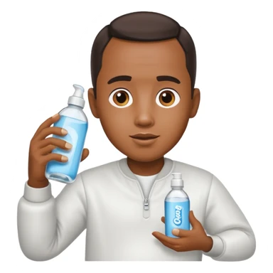 Diddy holding baby oil  sticker