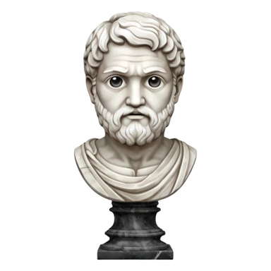 dark academia, greek statue sticker