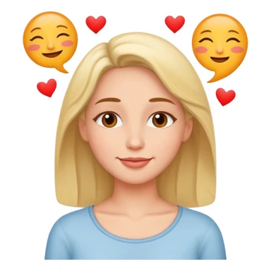 A woman happy dreaming in her sleep about what her soulmate looks like sticker