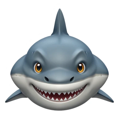 BULL SHARK FACE sticker