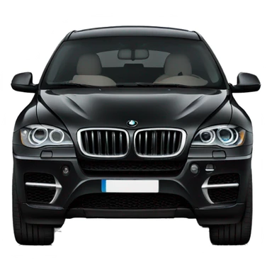 Black BMW X6 sticker