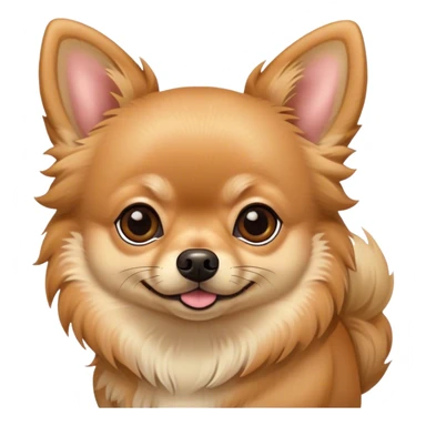 fawn pomeranian mix chihuahua sticker