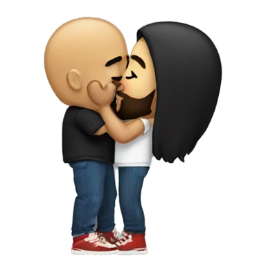 drake kissing drake sticker