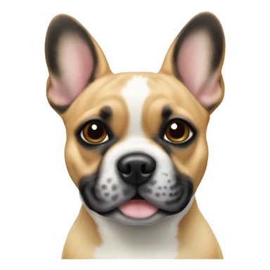 Beige french bulldog and blue heeler  sticker