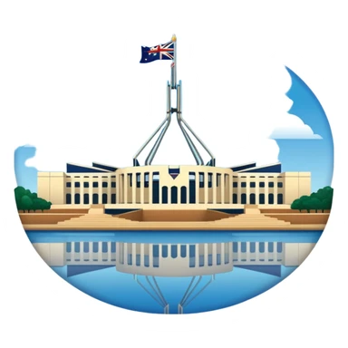 australian parliament house emoji sticker