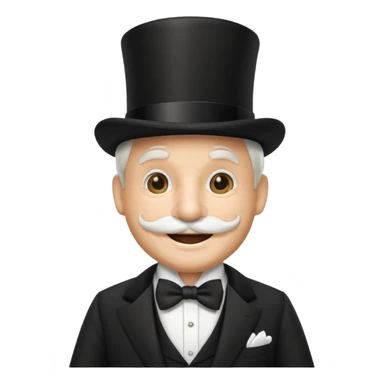 monopoly mascot sticker