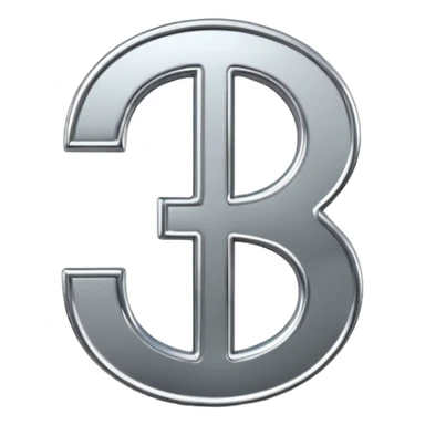 A double dollar sign emoji made of polished silver chrome, smooth metallic surface, glossy reflections, luxury swag vibe, minimal iOS emoji style, centered on white background sticker