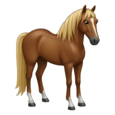 horse coffee sticker