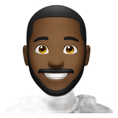 emoji black creative happy sticker