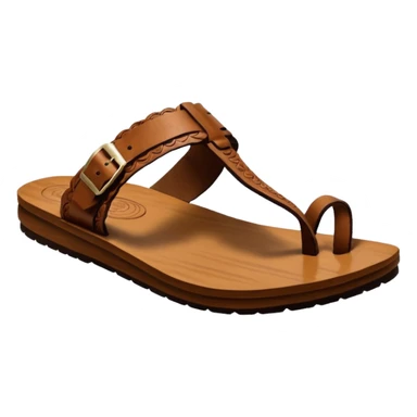 kolhapuri wooden chappal sticker