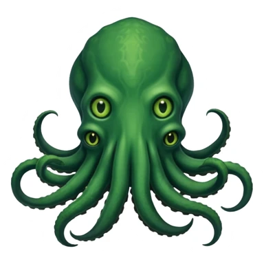 una spaventosa creatura aliena, simile agli orrori di H.P. Lovecraft sticker
