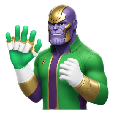 Thanos from squid game sticker