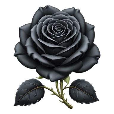 I need black rose emoji in small to send not picture  sticker