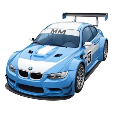 Make BMW M3 GTR emoji in detailed! sticker