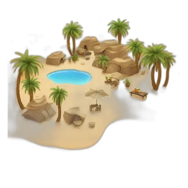 sahara oasis sticker